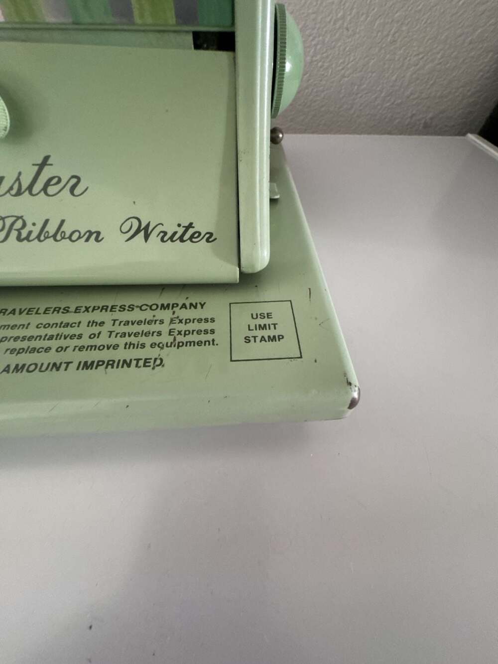 Vintage Paymaster Ribbon Writer Check Protector Machine - Picture 8 of 15